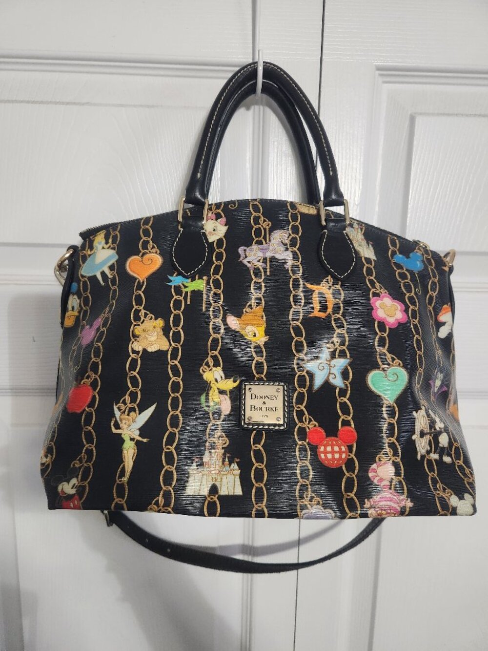 Disney Parks Dooney & Bourke Charms Tote Bag Satchel RETIRED